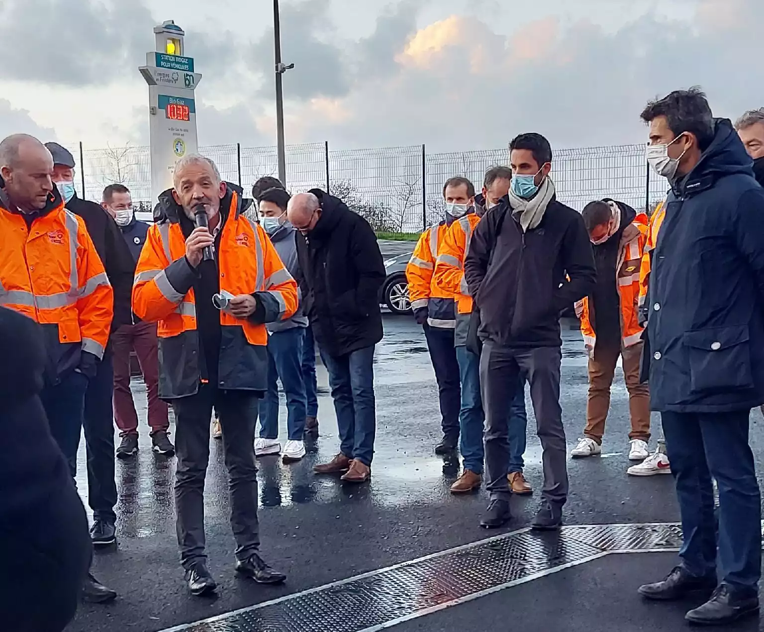 Discours Antoine corlleur station gnv